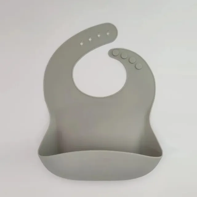 Col en silicone pour enfant - Bavoir imperméable pour bébés et tout-petits