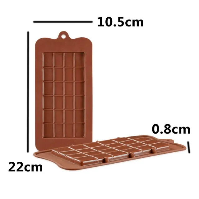 Silicone form for chocolate