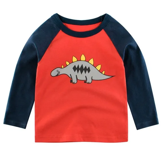 Jungen Baumwoll T-Shirt mit Dinosaurier