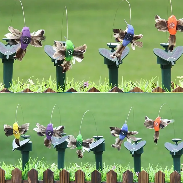 Solar Stitching Decoration Hummingbird