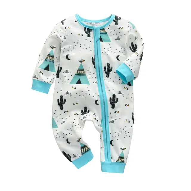 Boy's baby jumpsuit with a hat