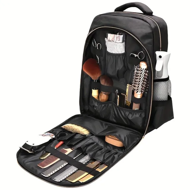 Hairdresser Backpack - Professional tool bag, scissors and clips with large capacity