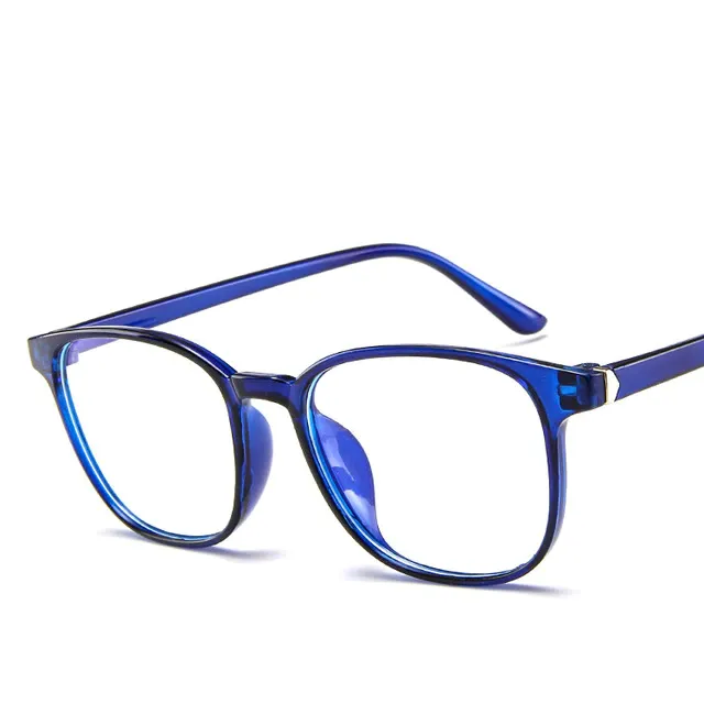 Nedioptrické štýlové farebné okuliare proti modrému svetlu