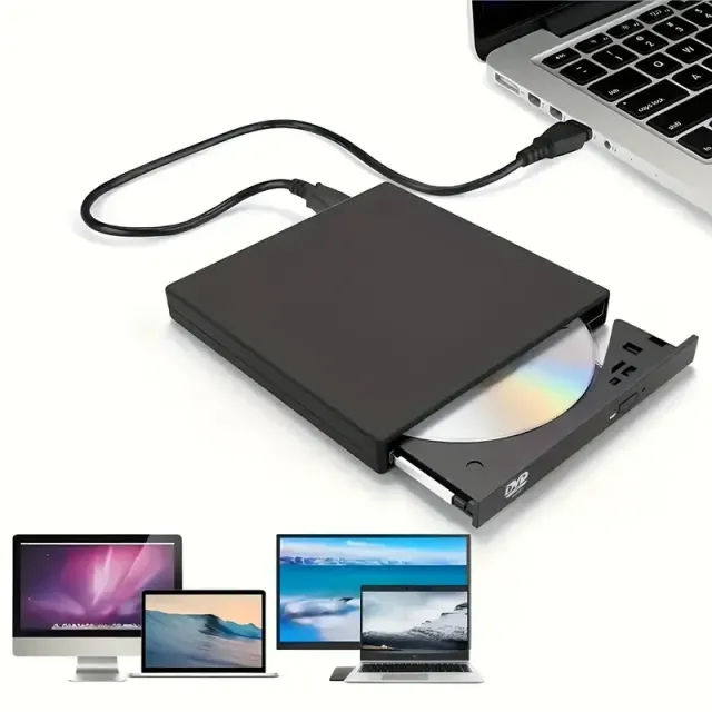 Externá CD jednotka USB 2.0 Slim Portable External