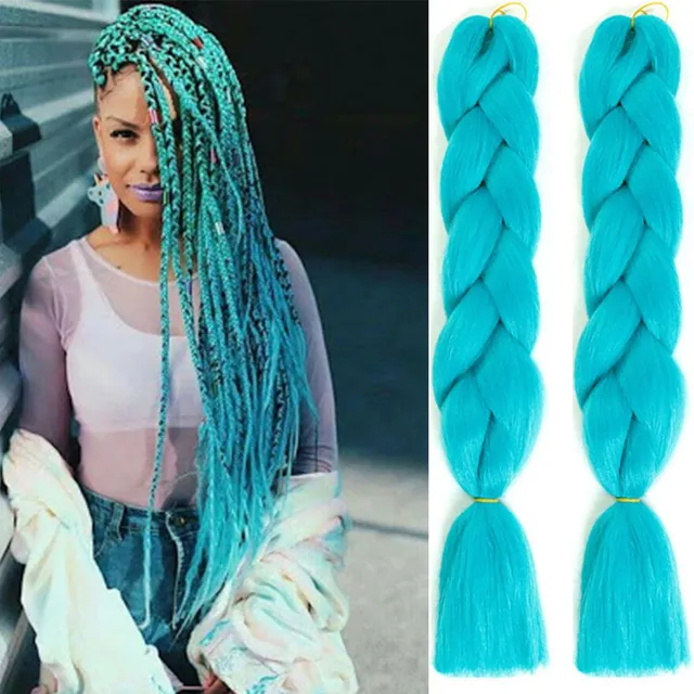 Luxurious coloured ladies braids - more colours