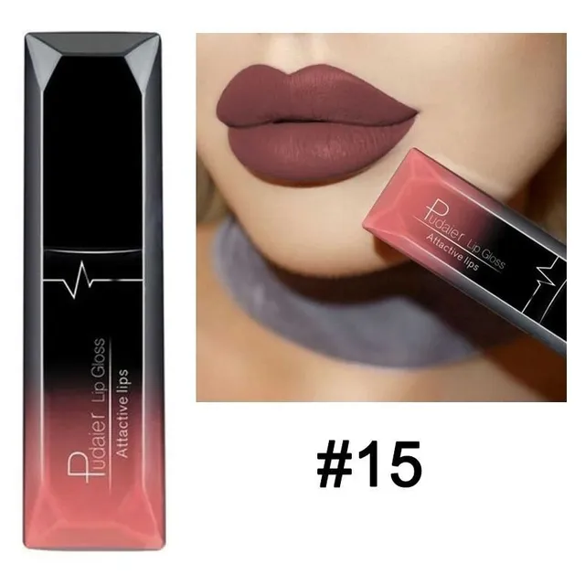 Waterproof matte liquid lipstick in several shades