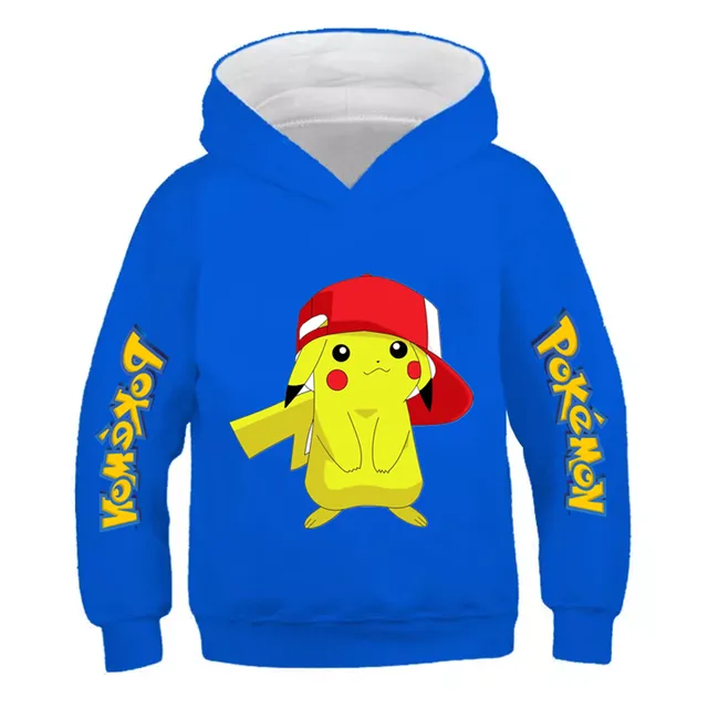 Bluză modernă pentru copii cu motiv Pokemon