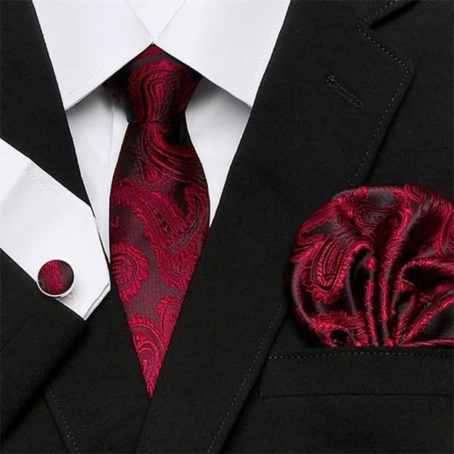 Men's formal set | Tie, Handkerchief, Cufflinks