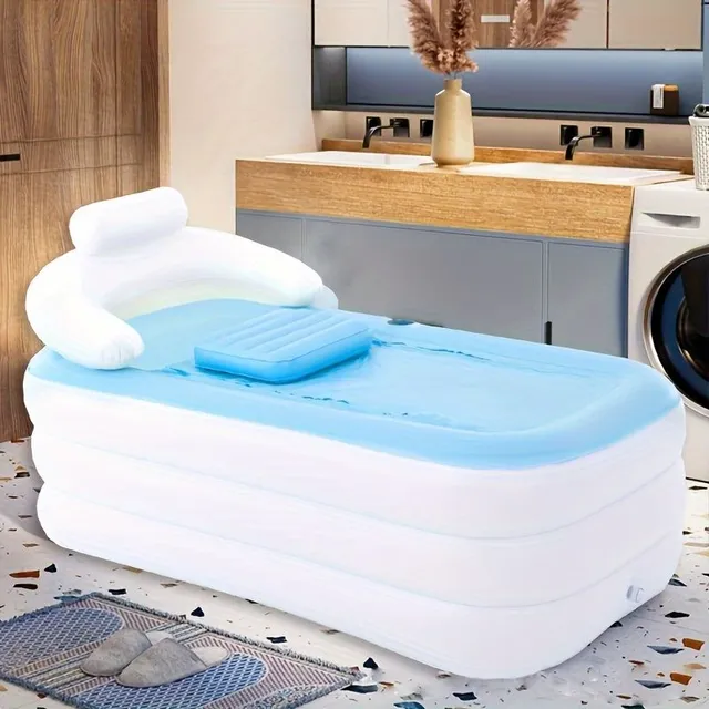 Cadă gonflabilă practică - baie confortabilă și depozitare ușoară