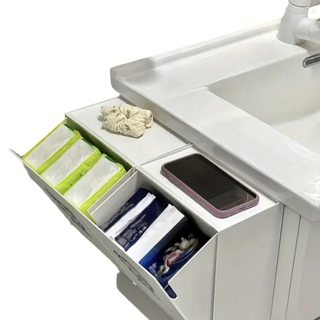 Universal wall storage box for paper towels, office supplies, toiletries and waterproof handkerchiefs