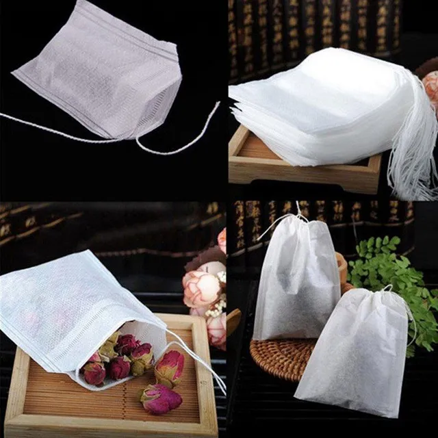 Tea bags made of natural material