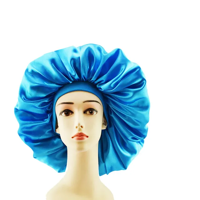 Luxury hair cap made of satin material - several variants of colors and cut