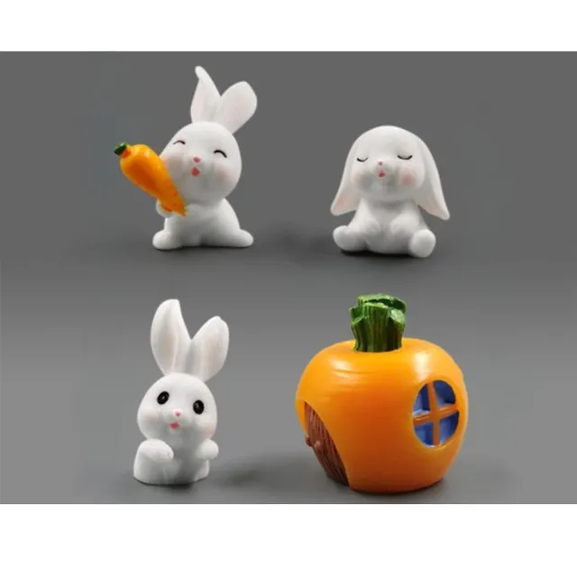 Ceramic Easter Bunny figurines