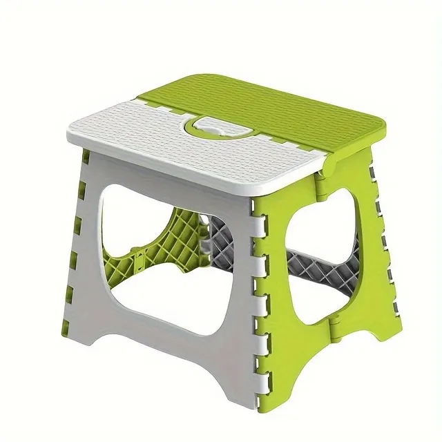 Folding light plastic stool for outdoor