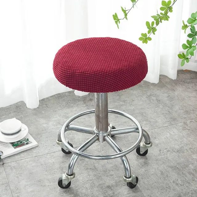 Modern covers on a round chair