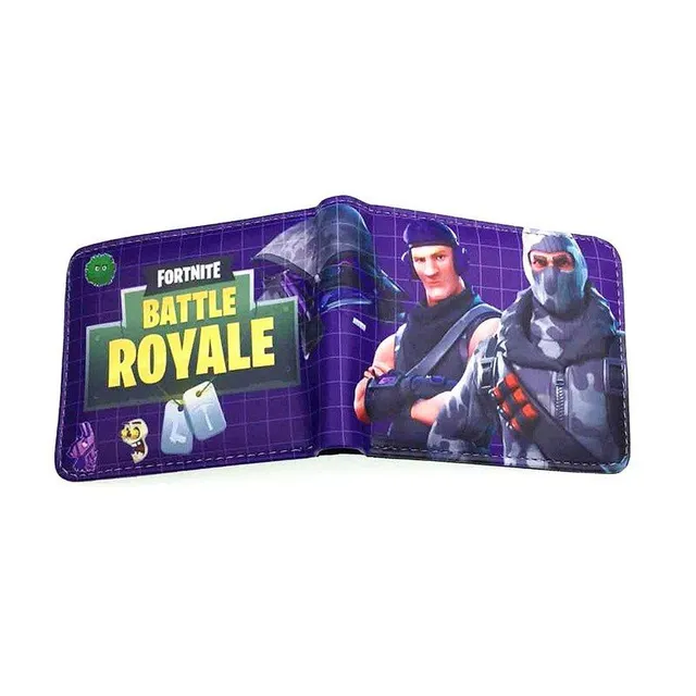 Stylowy portfel z motywami gier komputerowych Fortnite C