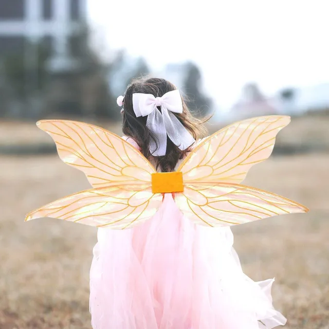 Stylowe skrzydła motyla dla dzieci z elastyczną opaską - różne kolor