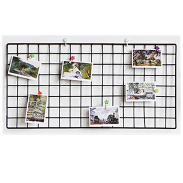 Stylish metal photo board