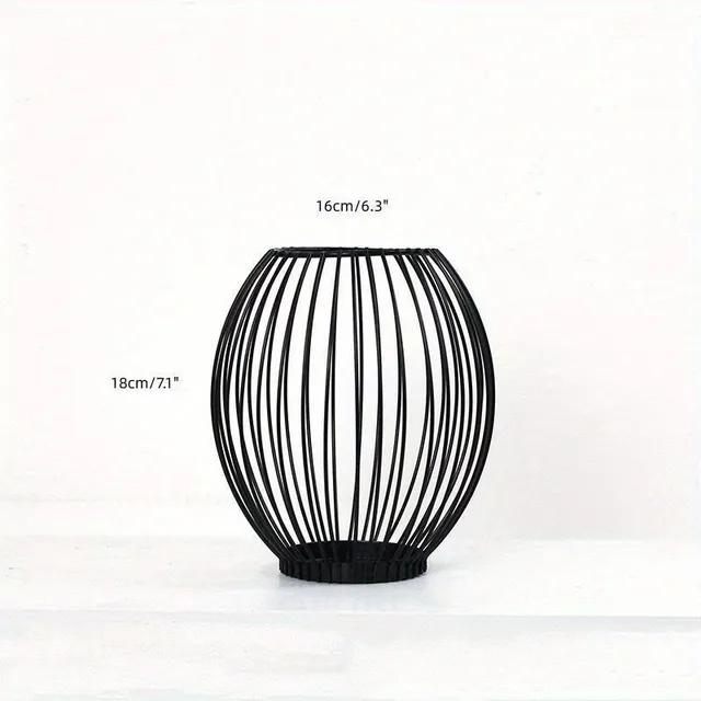 Bougeoir Lustre Noir