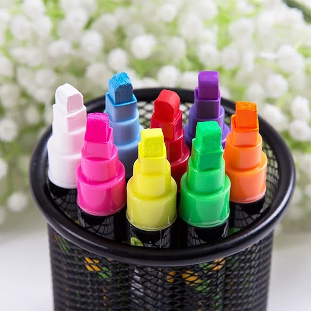 Fluorescent colour highlighter - 8 colours