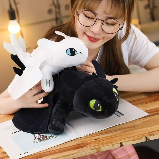 Cute Plush Toothless, Night Fury - viac veľkostí