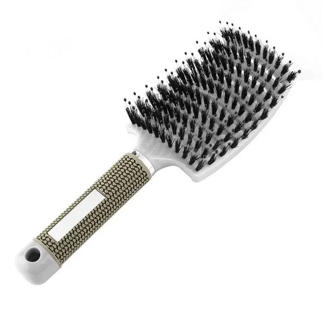 Hairdressing massage brush - antistatic bristles