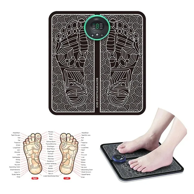 Electric EMS massage pad for foot massage