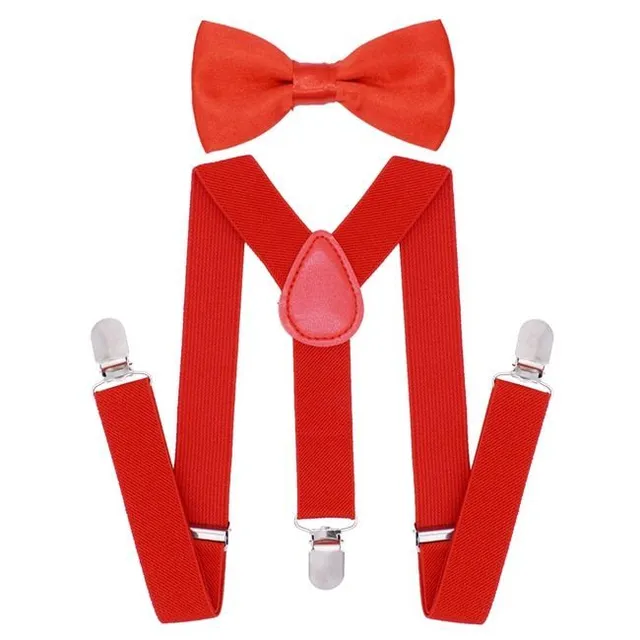 Luxurious baby suspenders with bow tie Lux Awaytr