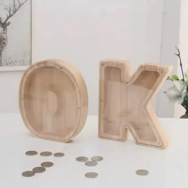 Design box in letter shape - whole alphabet, wood processing
