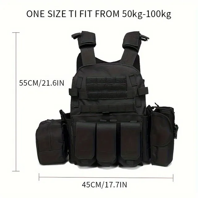 Tactical hunting vest: Ammo, Airsoft, Paintball - Maximum equipment