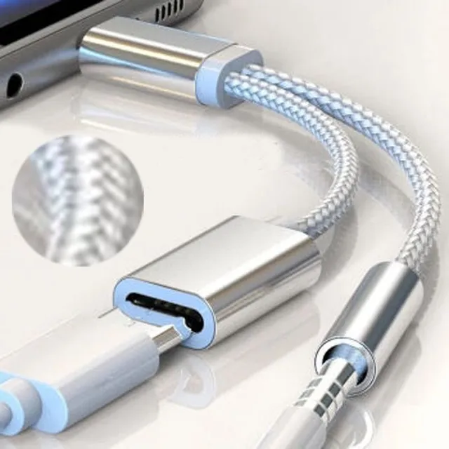 Adaptér USB-C na 3,5 mm jack / USB-C