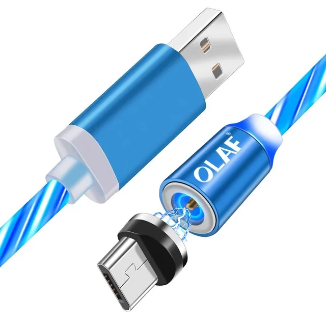 SPEDU Mágneses USB C kábel iPhone-Androidhoz