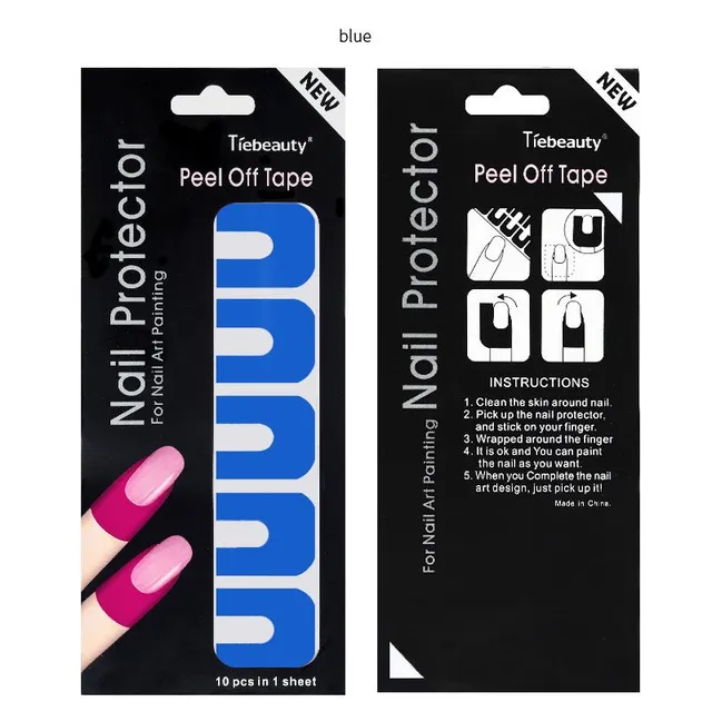 Protective tape for nail painting