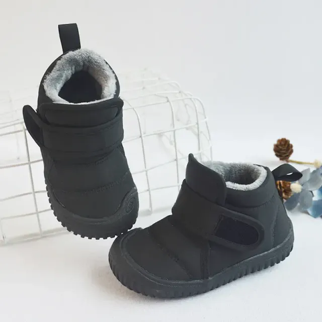 Children's winter snow shoes for toddlers and infants - Warm and waterproof shoes of cotton and stuffed animals