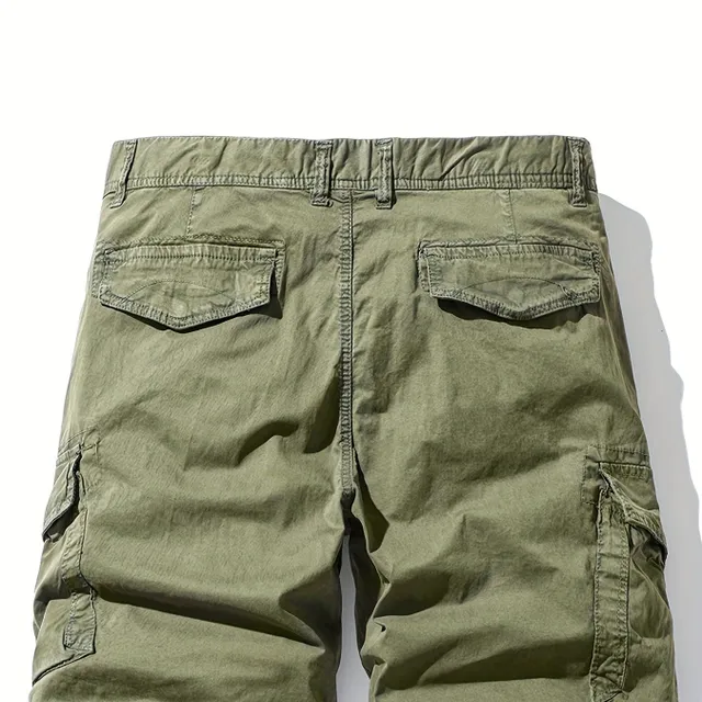 Men's Cotton Cargo Shorts Plus Size - Vintage Style