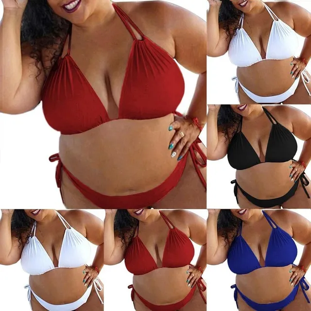 Women's two-piece plus size bikini