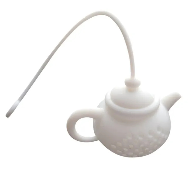 Silicone strainer for teapot