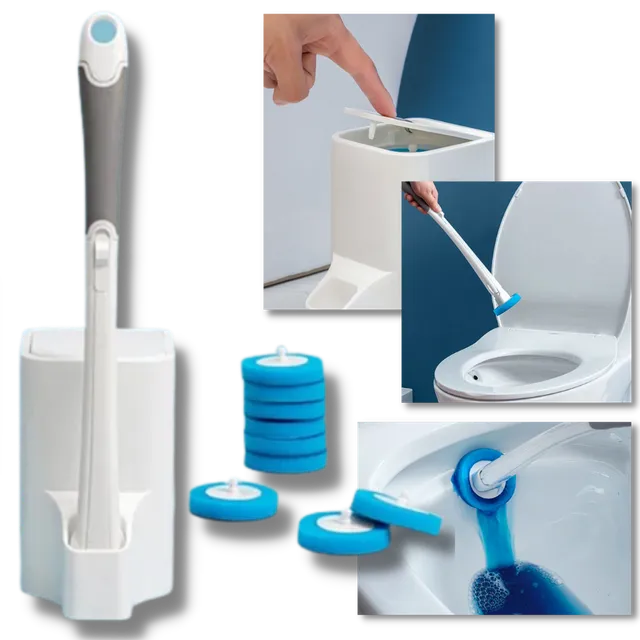 Disposable Toilet Brush Set