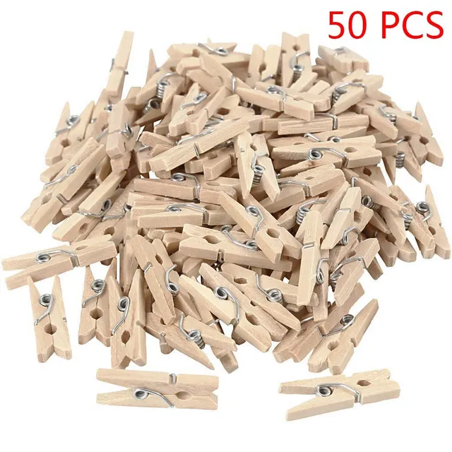 Wooden fixed pegs of wood