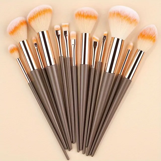 13ks štětců na make-up Soft Fluffy Professional Foundation Blush Powder Oční stíny Kabuki Blending Makeup Brush Beauty Tools Dárek k narozeninám Valentýna pro přítelkyni