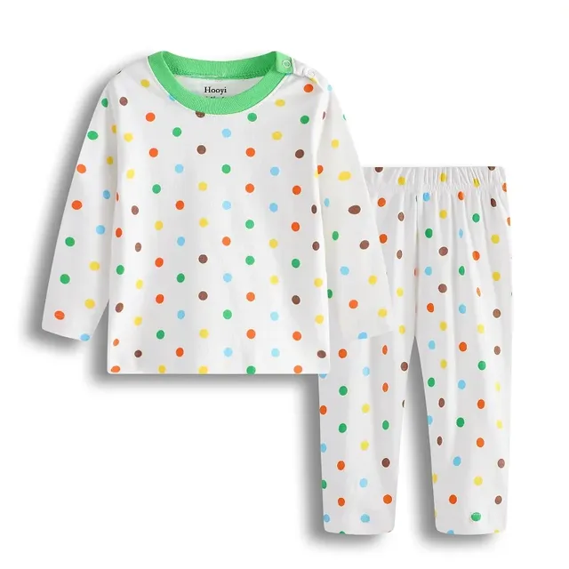 Children's pajamas for boys and girls with long sleeves (3-24 months)