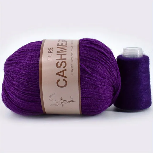 Beautiful 98% cashmere yarn for hand knitting and crochet - soft and suitable for machines - ball for scarves, sweaters and more