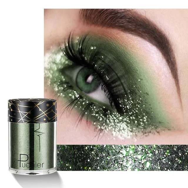 Luxury glitter in several color variants with universal use on eyes, lips and body