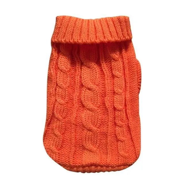 Sweater for cats orange s