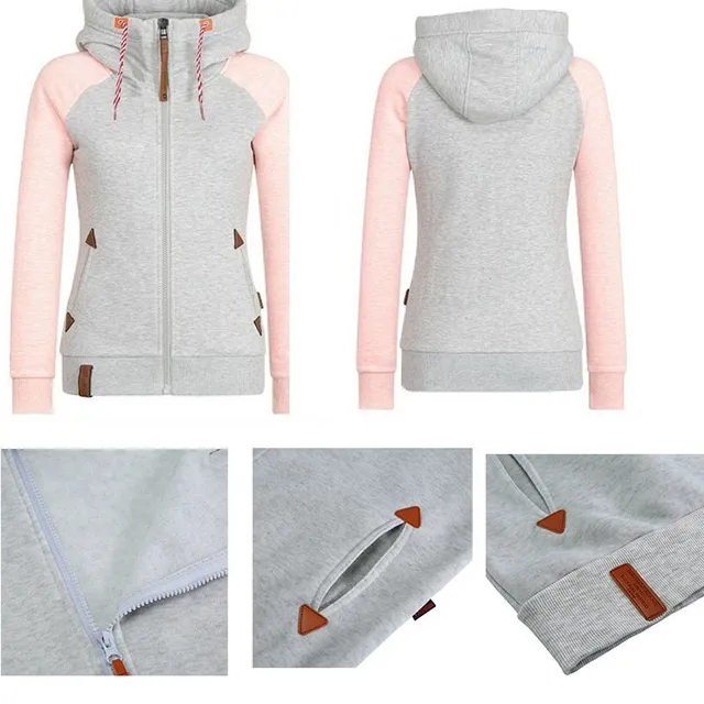 Damen Sweatshirt mit Rollkragenpullover