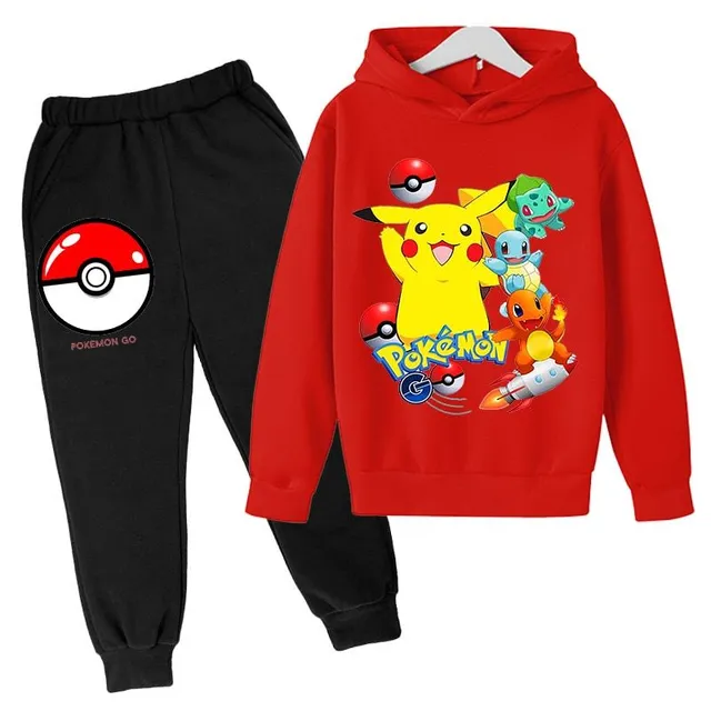 Stylowy dres dla dzieci z motywem Pokémon - różne typy