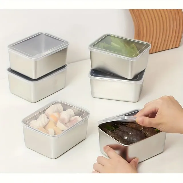 Stainless steel food containers with lid