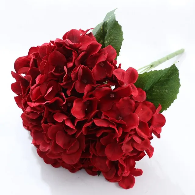 Luxurious large monochrome decorative artificial flower - hydrangea