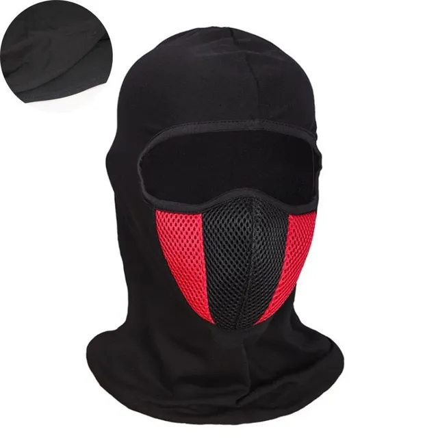 Breathable motorcycle hood in various designs