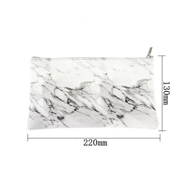 Marble pencil case